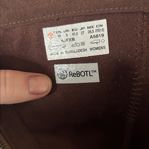 Timberland leather boots size 10 - Picture 6 of 6